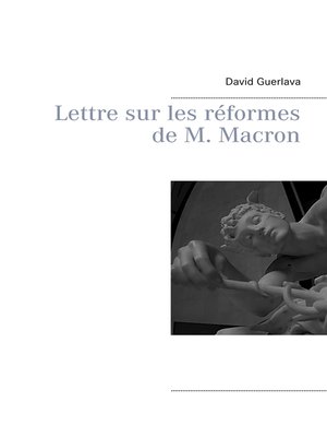 cover image of Lettre sur les réformes de M. Macron